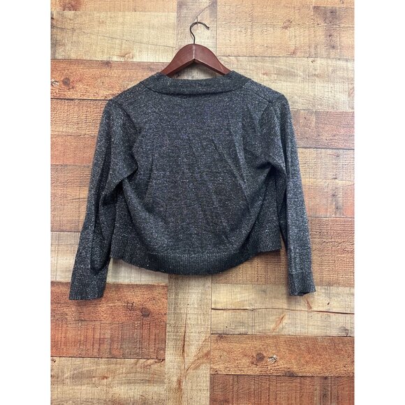 Grace Elements Metallic Open Front Cardigan S - Picture 4 of 5